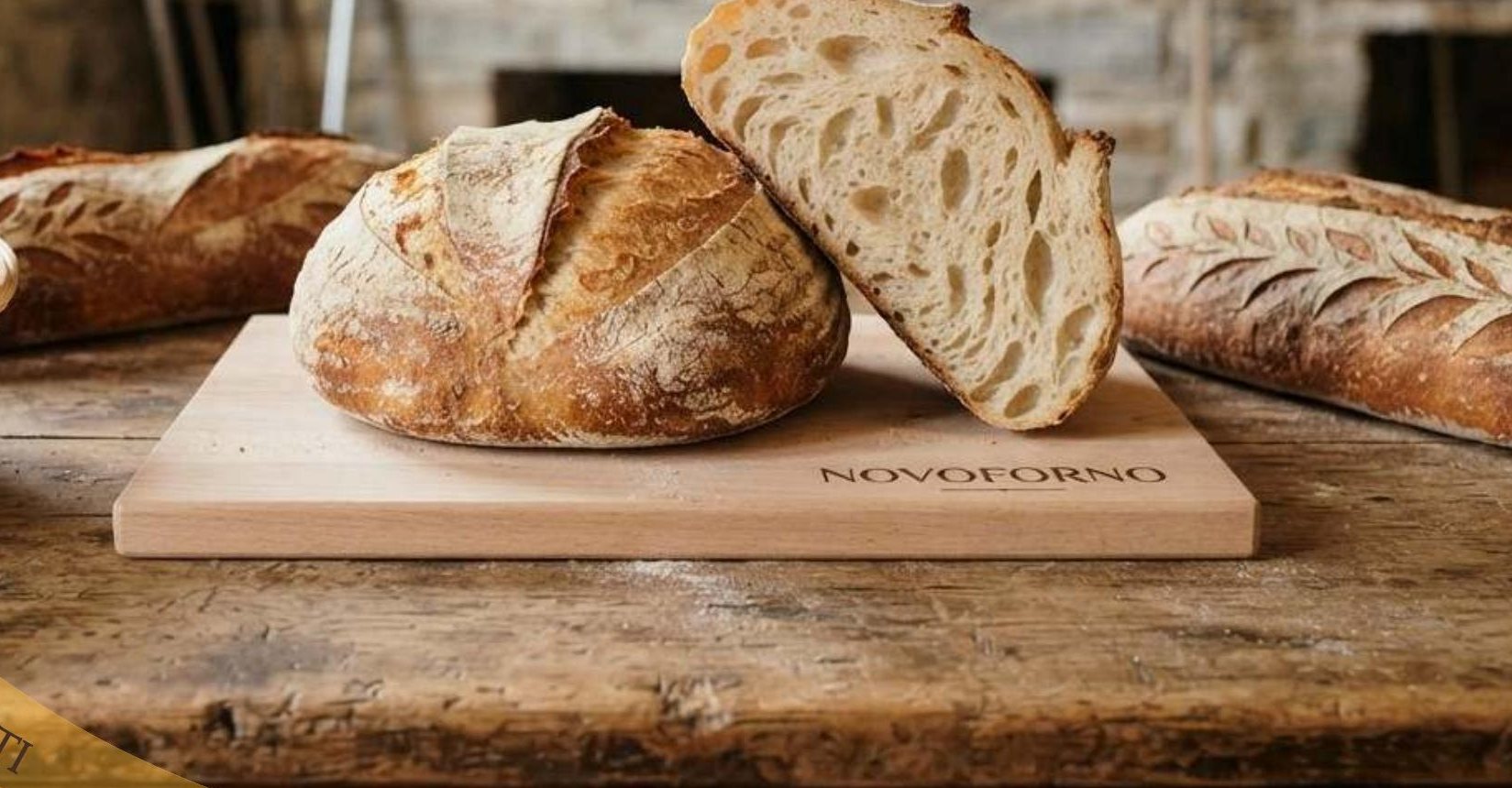 Pane di Altamura Novoforno appena sfornato