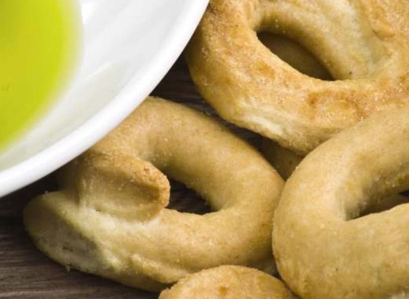 Taralli pugliesi Novoforno con olio extravergine d'oliva